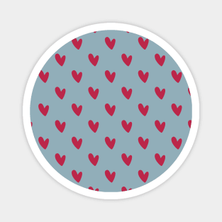 Hearts pattern Magnet